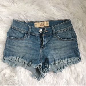 Hollister jean shorts